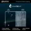 Shower Door Brushed Stainless Steel Fully Frameless design for an open and spacious feeling stain resistant glass coating 3