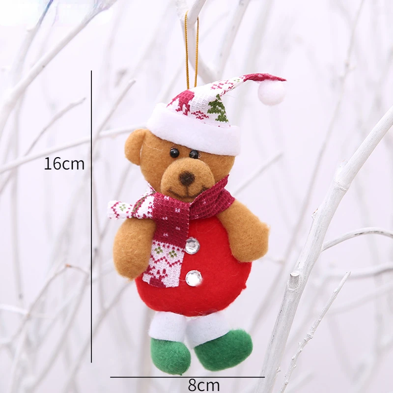 thumbnail image 1 of New Year 2022 Christmas Tree Decorations Cute Dolls Pendant Navidad 2021 Home Decor Christmas Tree Ornaments Xmas Gift, 1 of 5