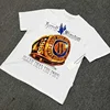 2025 New Men's and Women's Same Summer Pure Cotton Printing Short Sleeves Are Simple, Casual and Comfortable 3