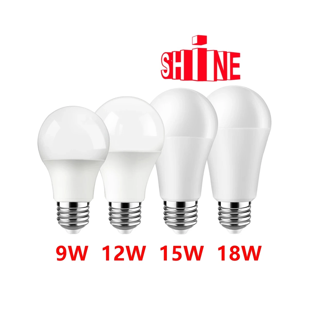 공장 직접 LED 전구 램프 9W 10W 12W 15W 18W E27 AC220V 240V 1PC 거품 공 전구 거실 침실 실내 조명