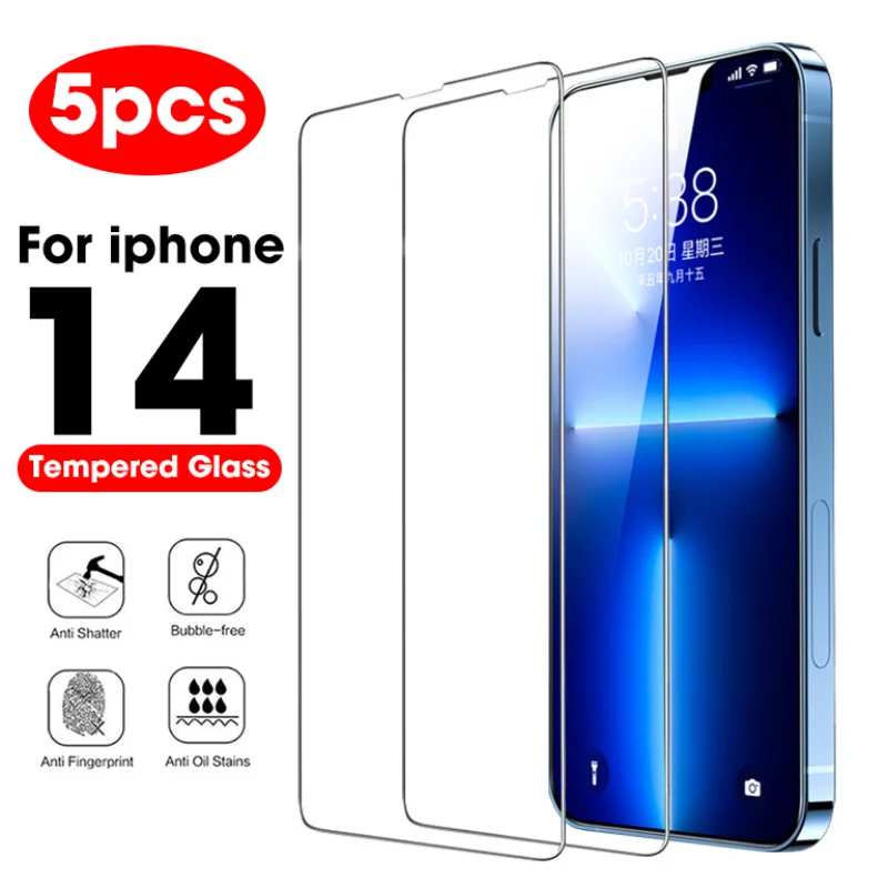 Pellicola Salvaschermo In Vetro Temperato Per Iphone 14 13 12 11 Pro Max Xr Xs Pellicola In Vetro Trasparente Per Iphone 5 6 7 8 Protezione Dello Sche