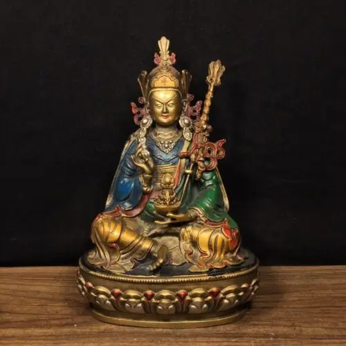 

Master Padmasambhava painted with pure copper