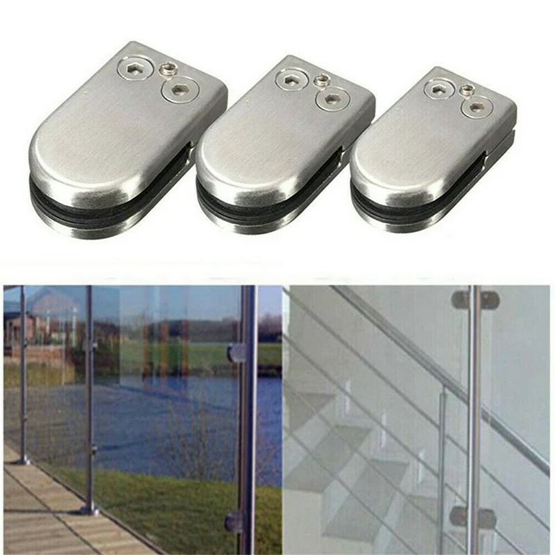4/8PCS Round Shelves Support Brackets Clamps Clips for 6-12mm Glass Wooden Acrylic Adjustable Screw glass shelf clamp holder,shelf support brackets