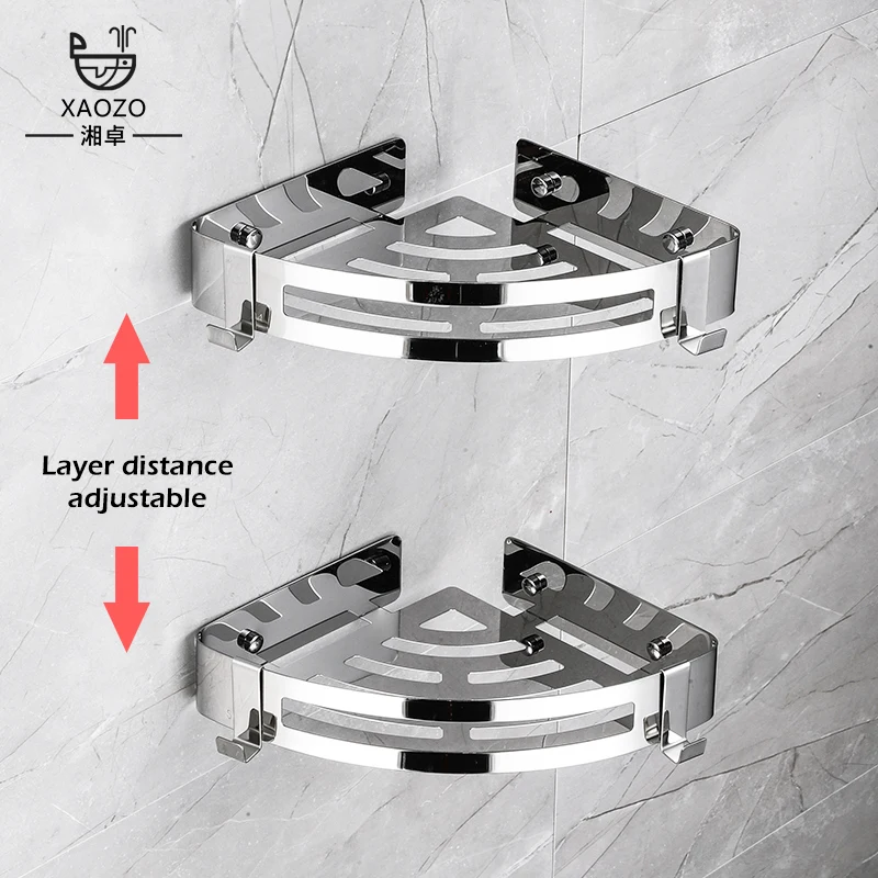 Bathroom Shelves Hardware Rack 304 Stainless steel storage rack shower shelf shampoo rack towel rack foldable shelf shelf bracket bathroom storage shelf storage shelf shampoo holder bathroom shelf bathroom accessories bathroom corner shelf toilet shower rack shower rack floating shelves