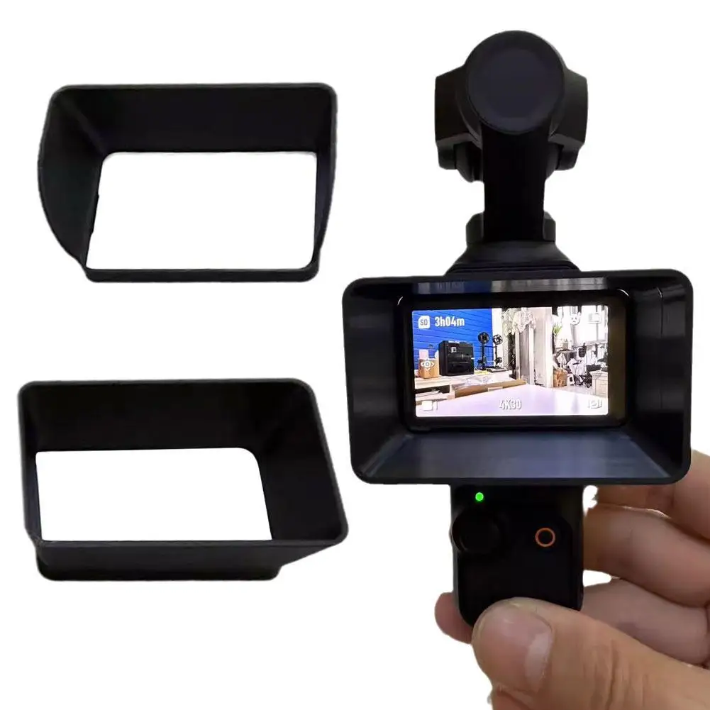 

Подходит для DJI Osmo Pocket3, бленда дисплея, аксессуары для защиты экрана с антибликовым покрытием для панорамирования и наклона камеры