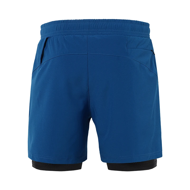 ARSUXEO Running Shorts Men Summer 2 in 1 Beach Bottoms With Pocket Jogging Pants Fitness Trainning Sportswear Gym Shorts B208 2