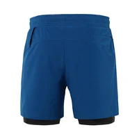 ARSUXEO Running Shorts Men Summer 2 in 1 Beach Bottoms With Pocket Jogging Pants Fitness Trainning Sportswear Gym Shorts B208 2