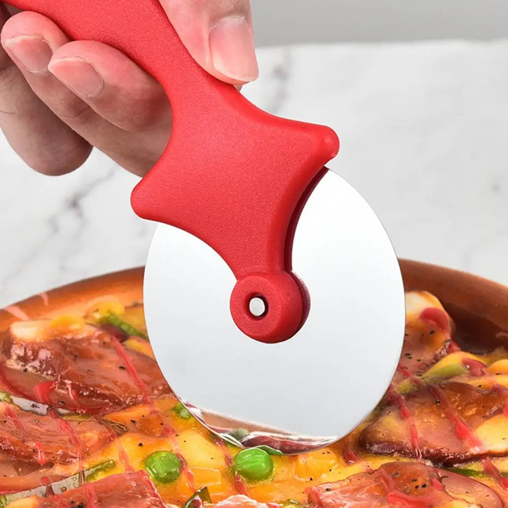 Stainless Steel Pizza Cutters Pastry Roller Cutter Pizza Knife Cookie Cake Roller Wheel Scissor Bakeware Kitchen Accessories