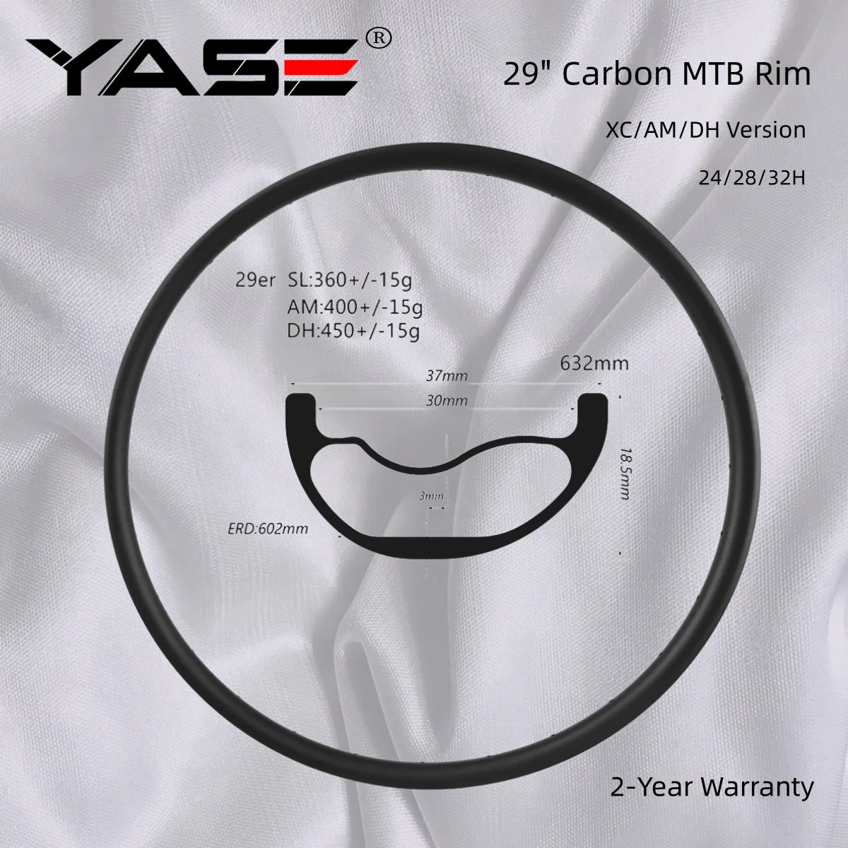 LightWeight29erCarbonMTBTubelessRimmtb29carbonrimEnduro