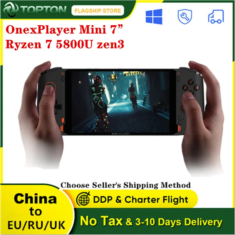 ONEXPLAYER Mini Edition 7-дюймовый IPS портативный игровой ноутбук Ryzen 7 5800U 16G 512G/1T/2T геймпад пк