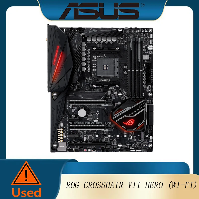 ROG Crosshair VII Hero (Wi-Fi) ASUS AM4 AMD X470 SATA 6Gb/s ATX