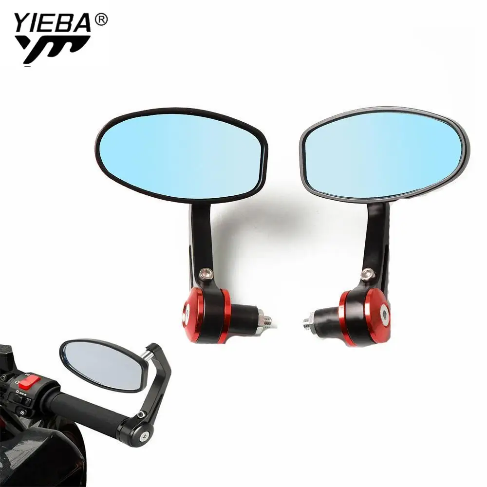 

Motocross Mirror Handle Bar End Rearview Side Mirrors For Suzuki 250R/ABS Bandit 1200S LE Honda VFR800 VFR800F CBR250R 2019