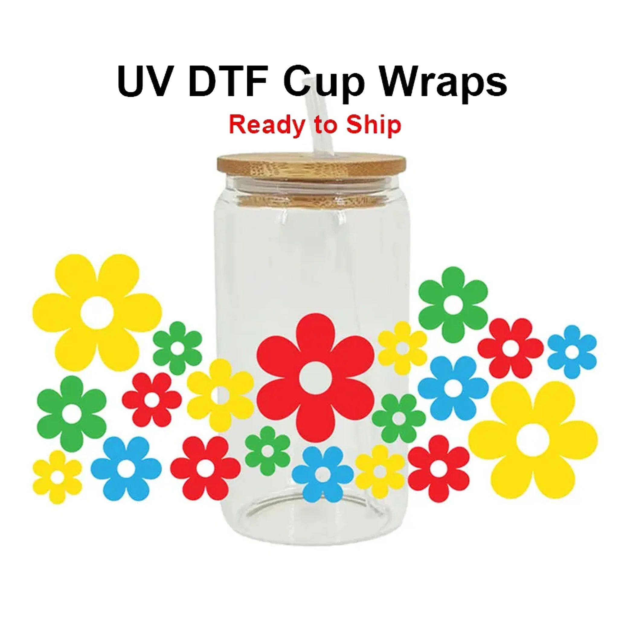 Uv Dtf Cup Wraps Ready to Ship 