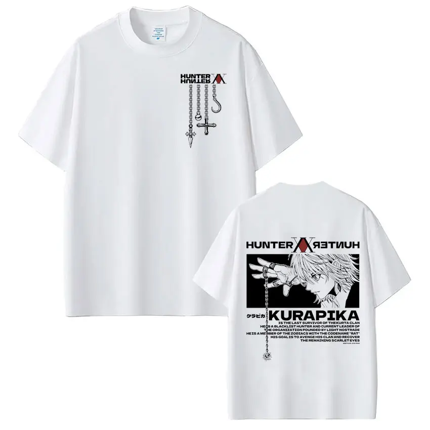 Japanese Anime Kurapika Graphic Oversized Streetwear T-Shirt