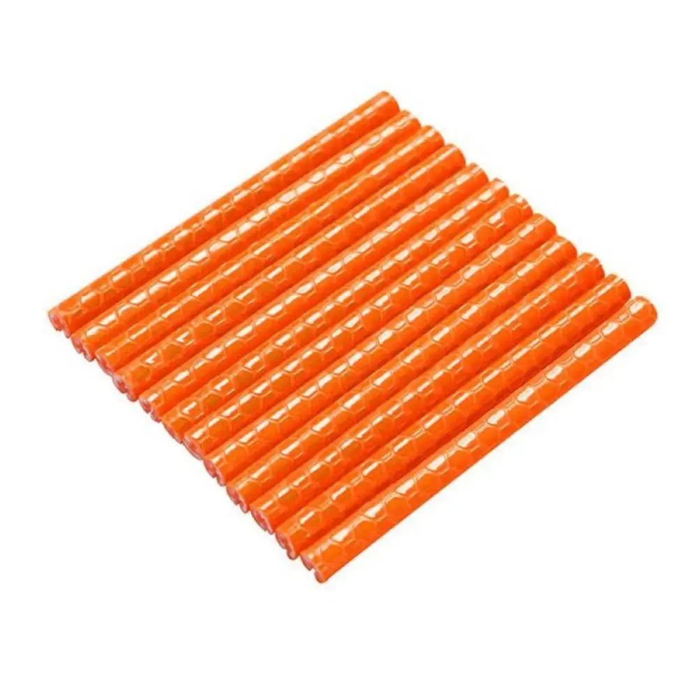 Bicycle Parts Warning Light 12Pcs Wheel Rim Spoke Mount Clip Reflective Tube Strip