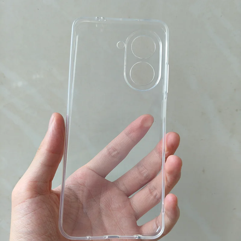 Transparent Slim Soft TPU Phone Cover - Clear Silicone Protection Case