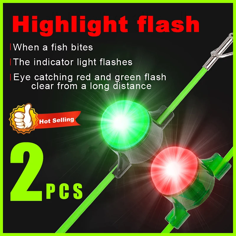 LED Night Fishing Alarm Light Fishing Bite Accessories LED Light Smart Reminder Bite Alarm Night Indicator Fishing Tool