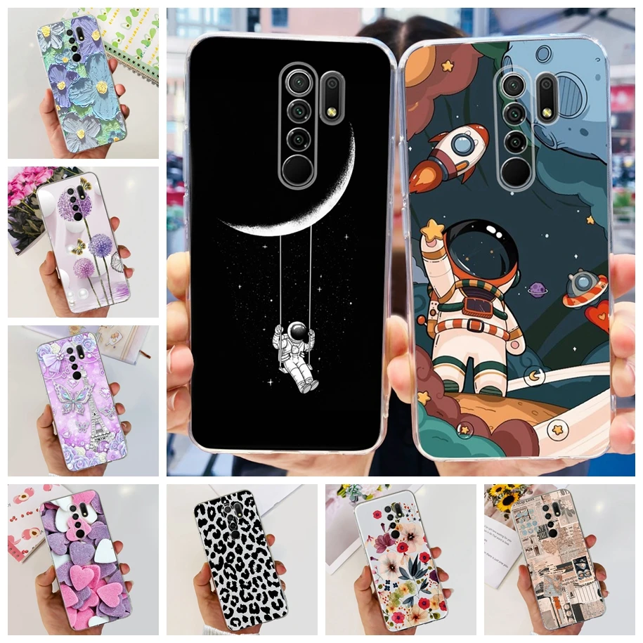 Cute Cartoon Astronaut Soft Silicone Phone Case Cover