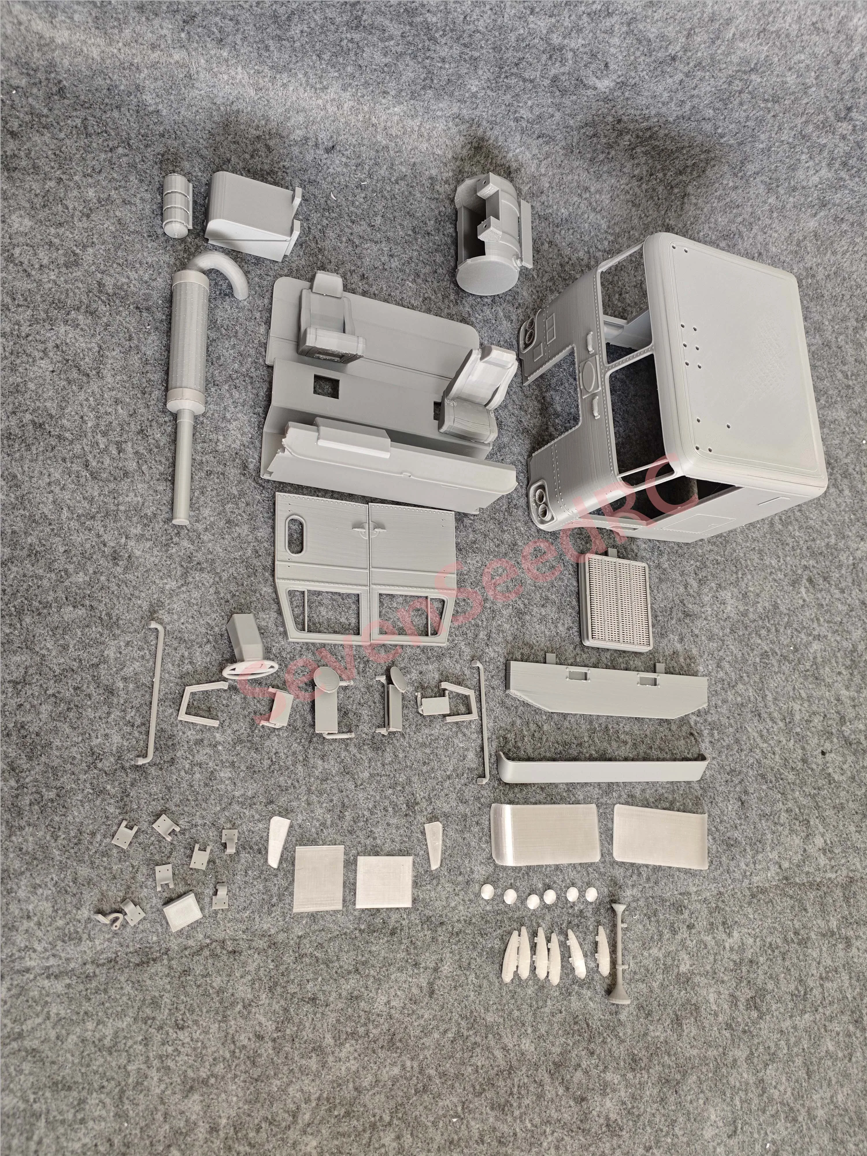 3d Printed Truck Cab Kit Peterbilt 352 1/14 For Fmx Static Dot Model JDM-110 Tamiya Lesu Lxy Scaleclub 5