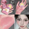 Cushion Blush Blendable Shade with Powder Puff Whitening without Sticking Long Lasting Gege Bear Makeup Blusher 1