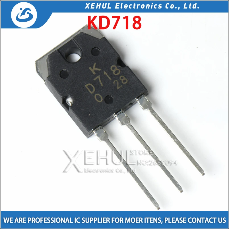 

4pcs/lot 2SD718 2SB688 Transistor (2 x D718 + 2 x B688) Best quality TO-3P