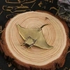 Retro Brass Ocean Devil Fish Watching Fishes Sea Animals Model Fishbowl Decoration Action Figures Education Miniature Kids Toys 3