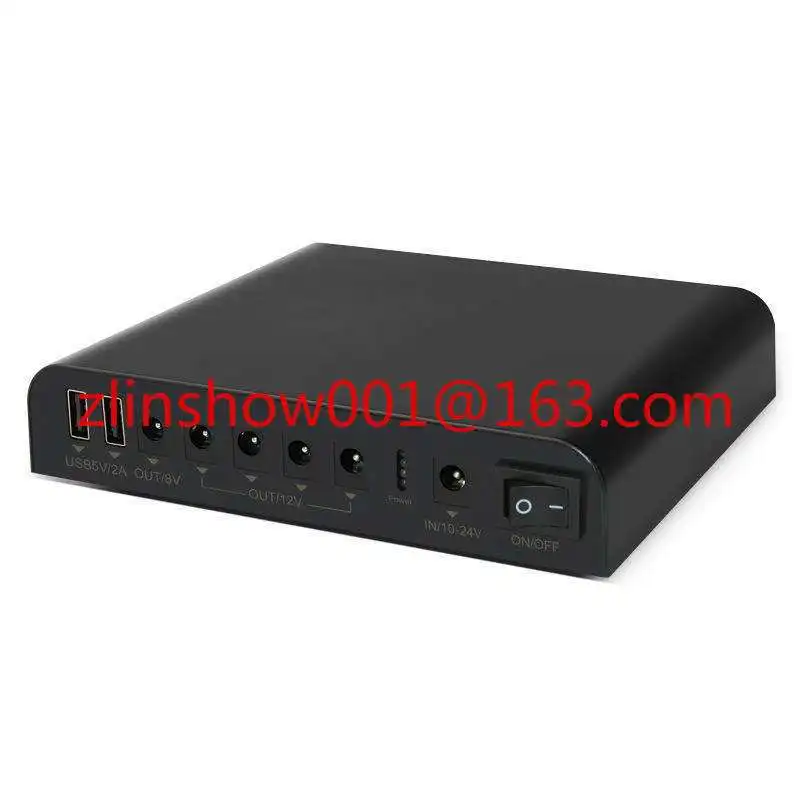 탈렌트셀 미니 무정전 전원 공급 장치, 리튬 이온 백업 배터리, SL3400 DC 12V, 9V, 5V 출력, 31200mAh, 98Wh