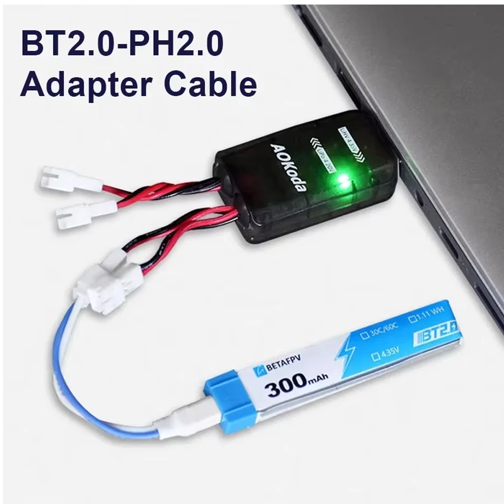 Câble Pigtail BT2.0 U pour Drone 1S - Connecteur PH2.0 9A Continu