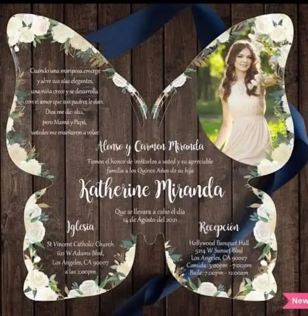 10PCS Square Pvc Butterfly Wedding Invitation Card Personalize Picture  Print Laser Cut Quinceneras Birthday Card with Envelop - AliExpress 15, image size:1000x1026