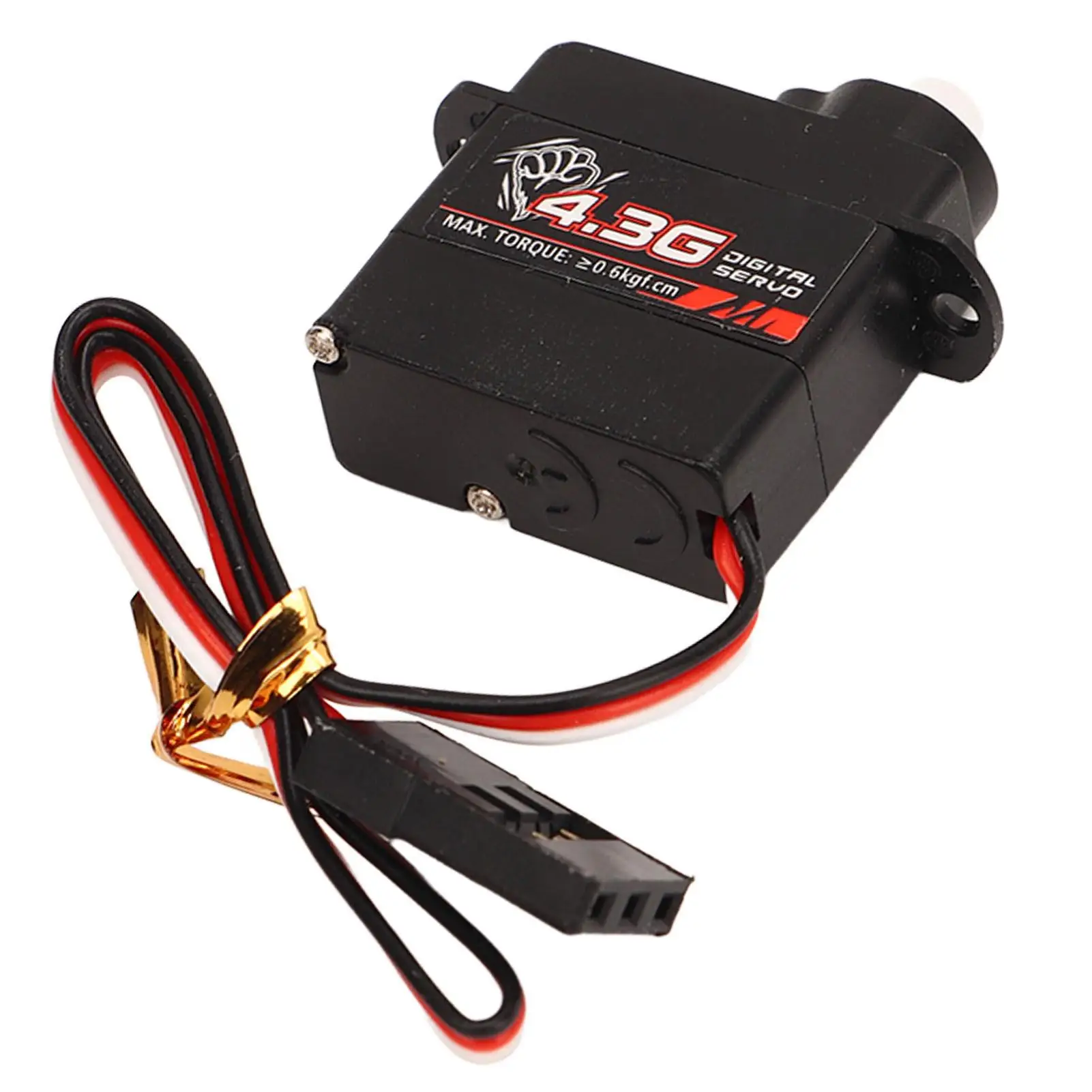 High Precision Low Noise RC Digital Servo Motor 4.8-6V for fixed Wing Aircraft-Black DC Control