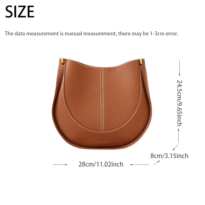 Hong Kong Light Luxury Women Bag Niche Brand Messenger Bag Bag Women 2023  New Simple and Versatile Genuine Leather Shoulder U - AliExpress