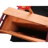 Outsunny Pirate Ship Sandbox with Cover and Rudder Wooden Sandbox with Storage Bench and Seat Outdoor Toy for Kids 3-8 Years Old 3