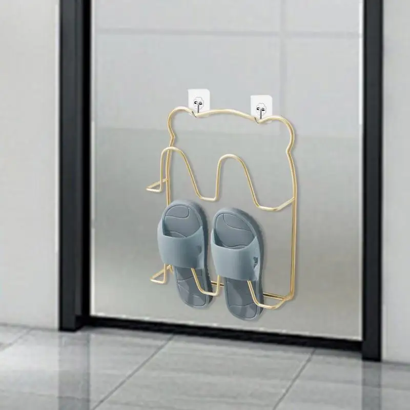 Wall Shoe Holder Adhesive Shoe Hangers Wall Mounted Slipper Rack Rack Hanger Flexible Multifunctional Sticky