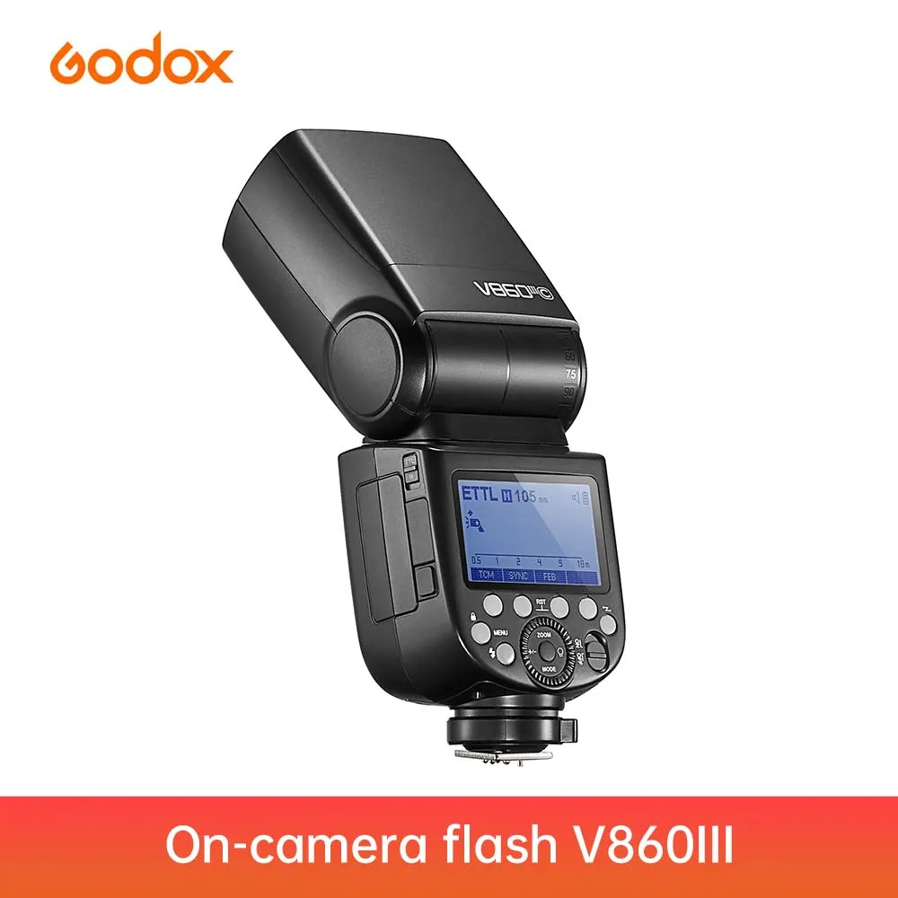 갓옥스 V860III TTL HSS GN60 2.4G 무선 스피드라이트 리튬이온 배터리 플래시 (캐논, 니콘, , 후지, 오리지널 펜탁스 카메라용)