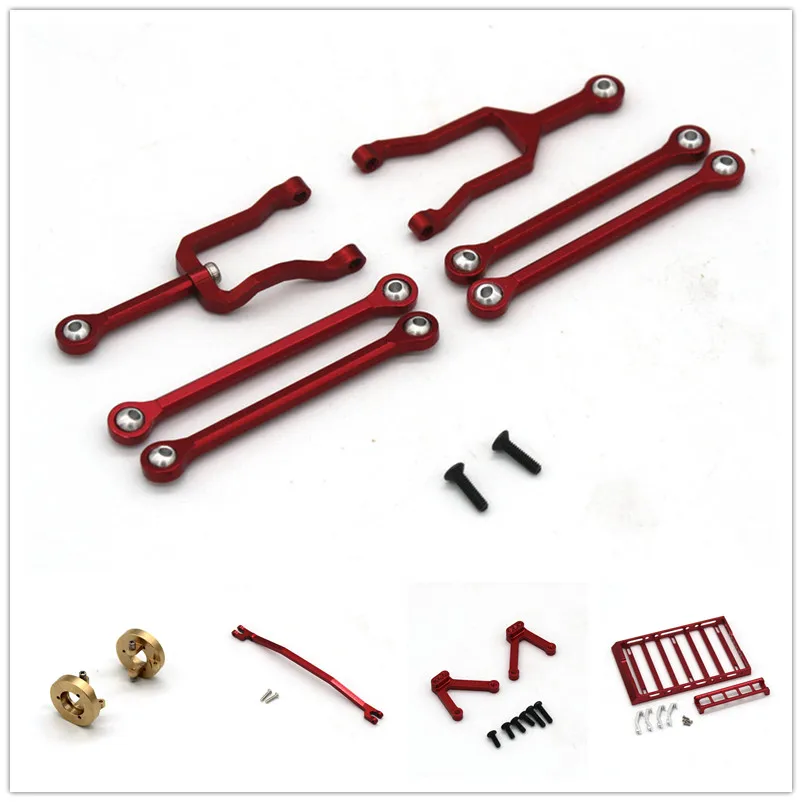 Mini-Z 1/24 4X4 Rc Small Climbing Rc Car Wrangler Metal Upgrade Accessories Trolley Collection