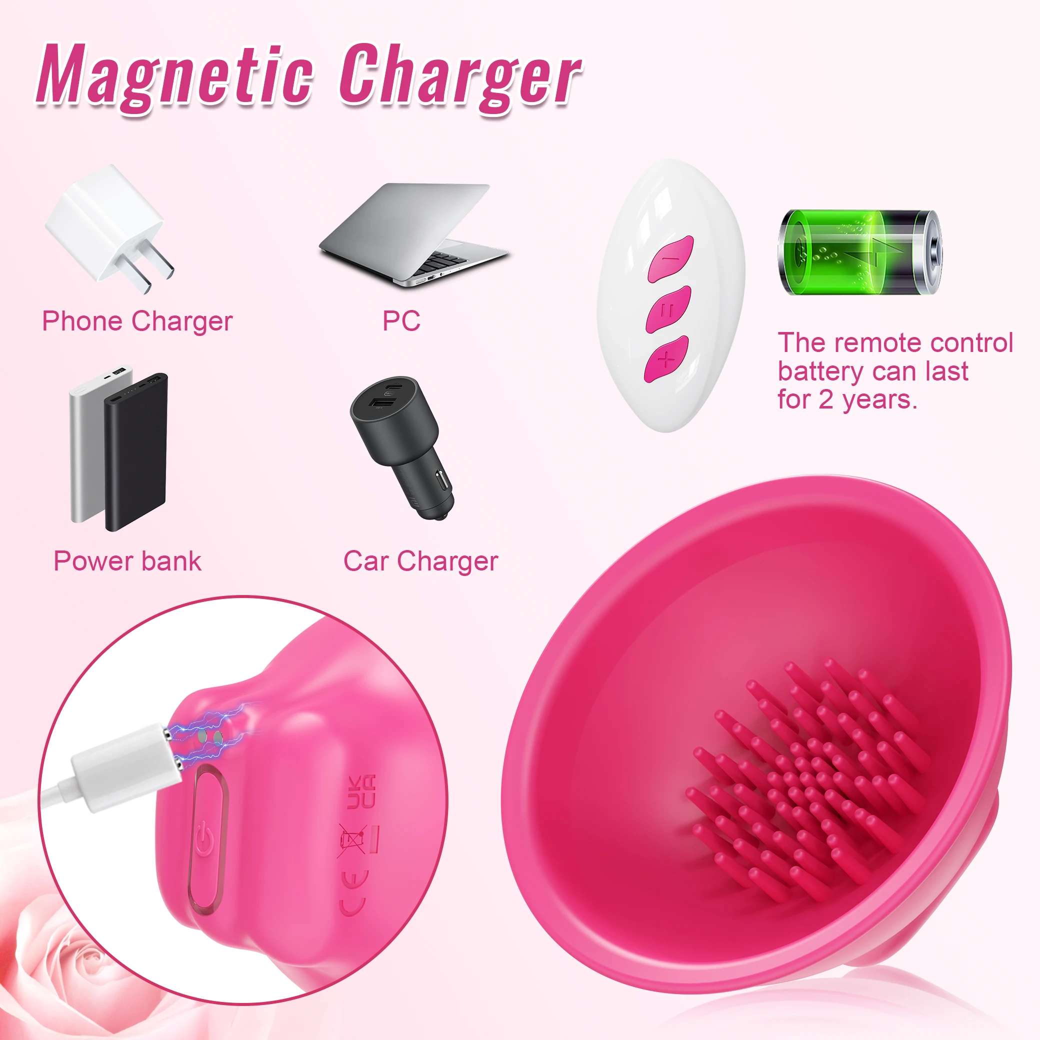 Breast​ Enlargement Massager Vibrator Female Nipple Sucker Clitoris Vacuum Pump Cover Masturbator Sex Toys for Women Adults