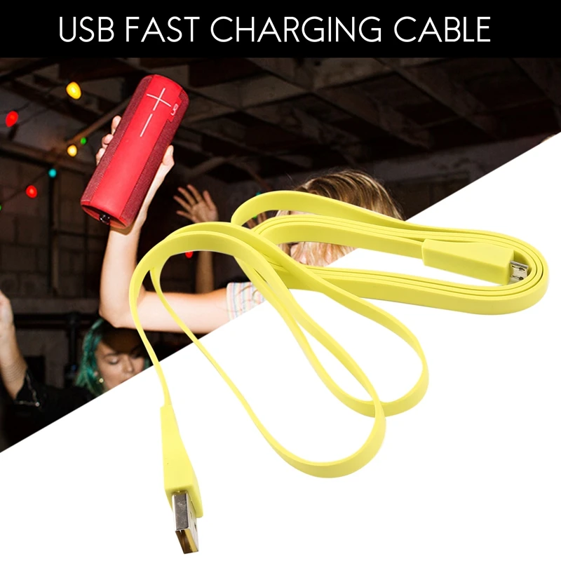 Adattatore Per Caricabatterie Con Cavo Di Ricarica Rapida Usb Per Logitech Ue Boom 2 /Ue Megaboom /Ue Wonderboom /Ue Roll 2 Altoparlante Bluetooth