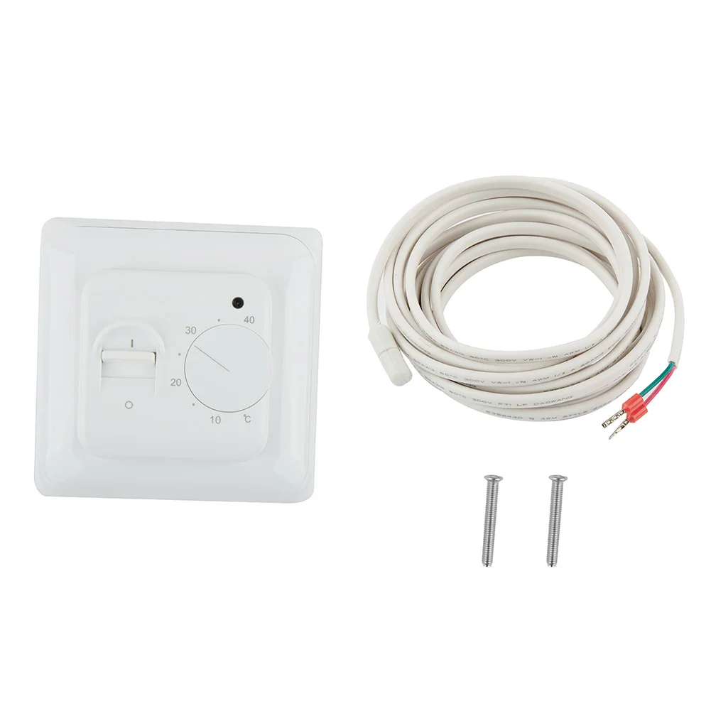 

Sensor Cable Thermostat Thermostat UnderFloor 16A Control Switch Electric Floor Sensor Heating Heating Thermostat