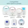 Flange and Duckbill Valve Compatible with Spectra S1 S2 9 Plus Breastpump Replacement to Spectra Pump Parts Accessories 4