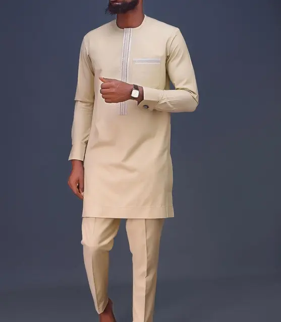 Mustapha Embroidered Dashiki Outfit