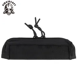 Enhanced Tactical Micro Fight Chassis Pocket with Double Zip Storage and Hunting Vest Accessories (BK)