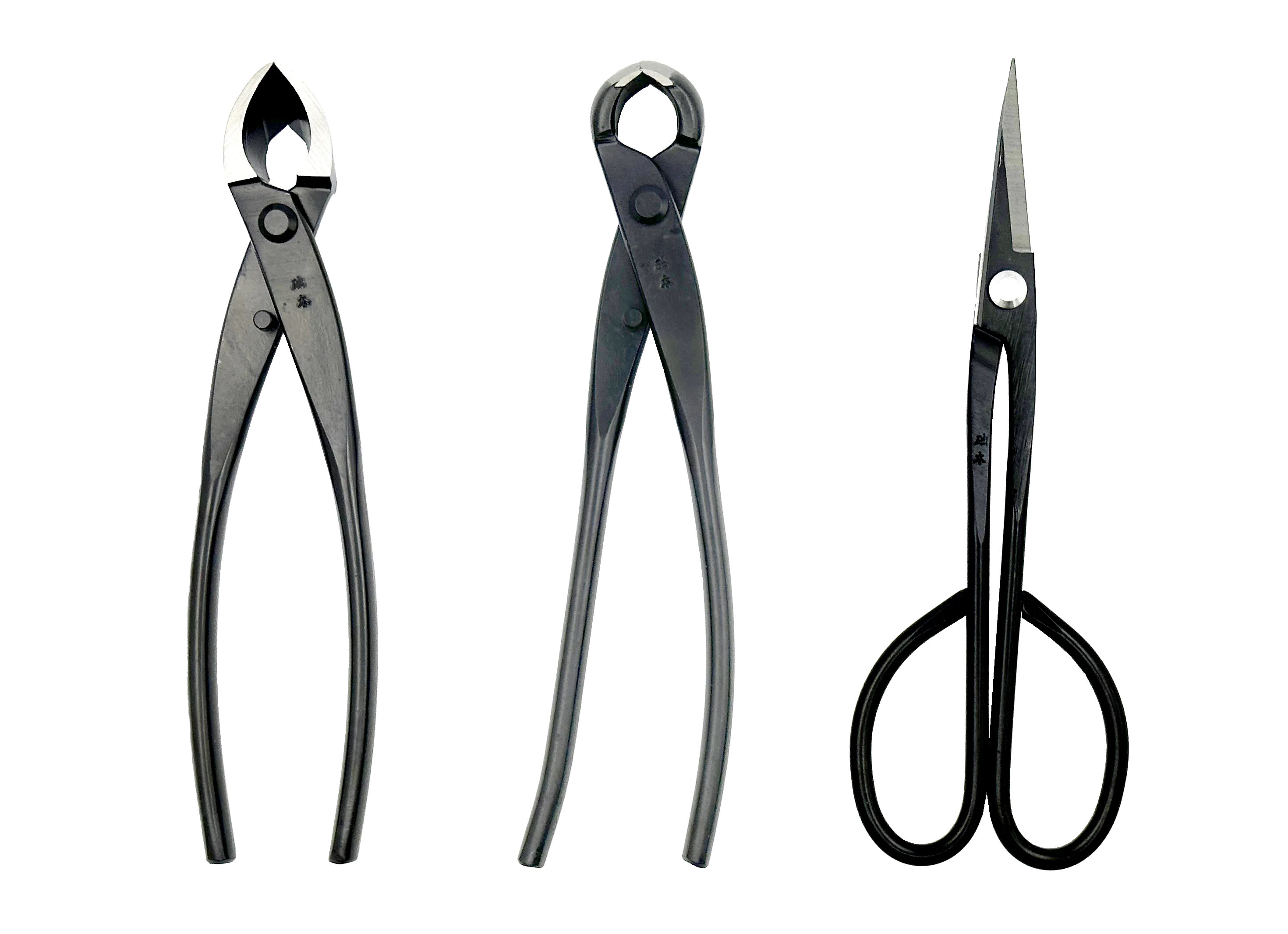 Grade Bonsai Tools Set (3pcs) Branch Cutter Knob Cutter Trimming Scissor Carbon Steel Made for garden scissors,pruning shears,garden tools,garden pruner