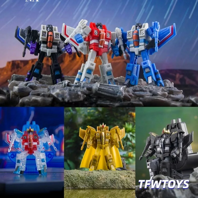 Dr.Wu DW-E09 STAR FEAR E-12 BLUE THUNDER E-15 DARK SKY MINI Action Figure 5cm E09G/T/D W/Coronation Set Anime figure