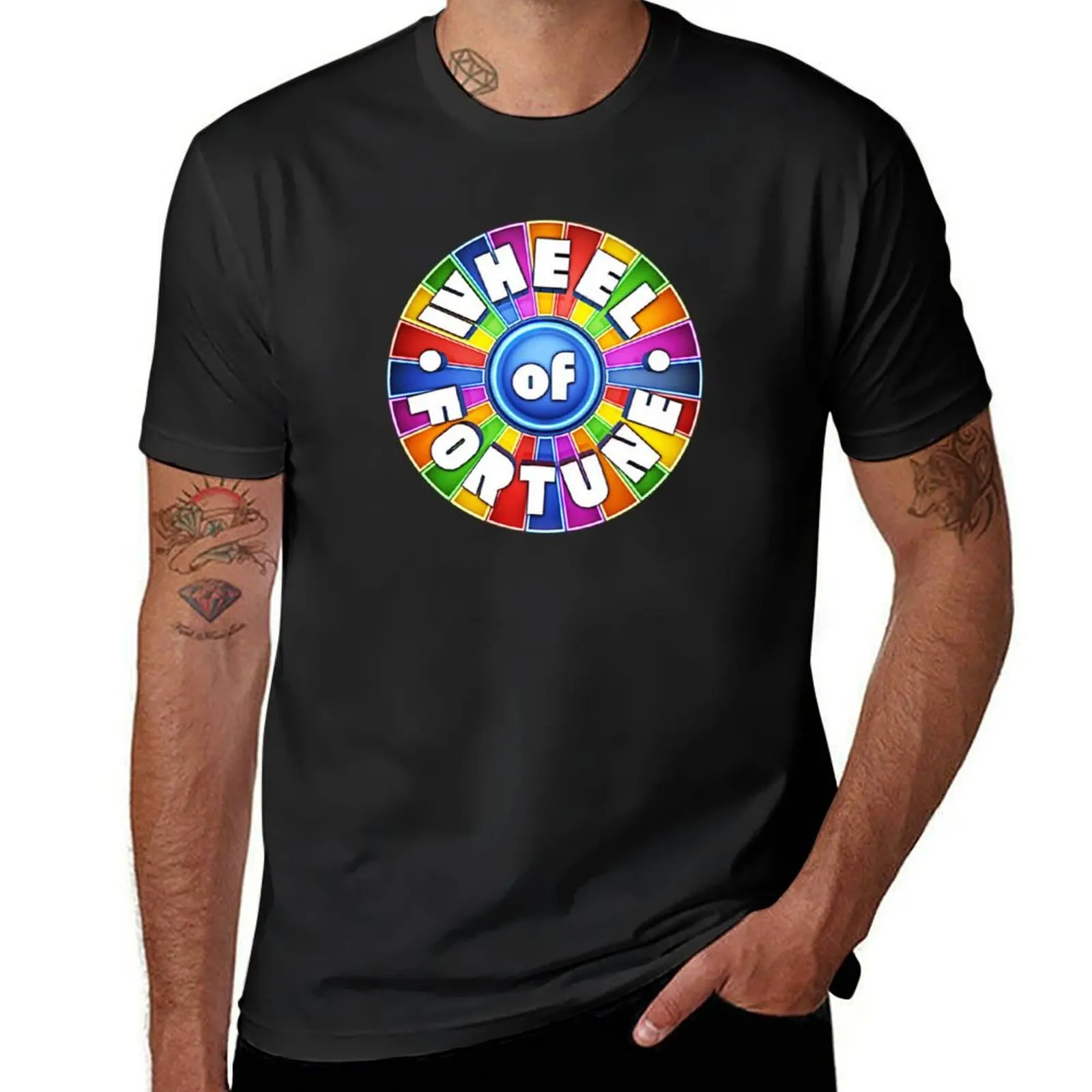New Wheel Of Fortune Family Reality Games Show Quiz T-Shirt plus sizes oversizeds funnys summer top mens funny t shirts