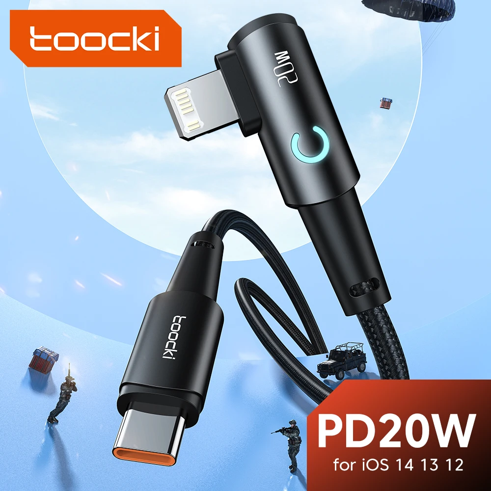 USB-кабель Toocki, 20 Вт, для быстрой зарядки и передачи данных