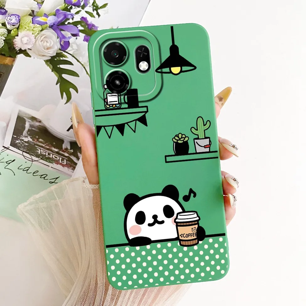 Luxury Floral Phone Case - Fashionable Silicone Cover with Cute Painted Design