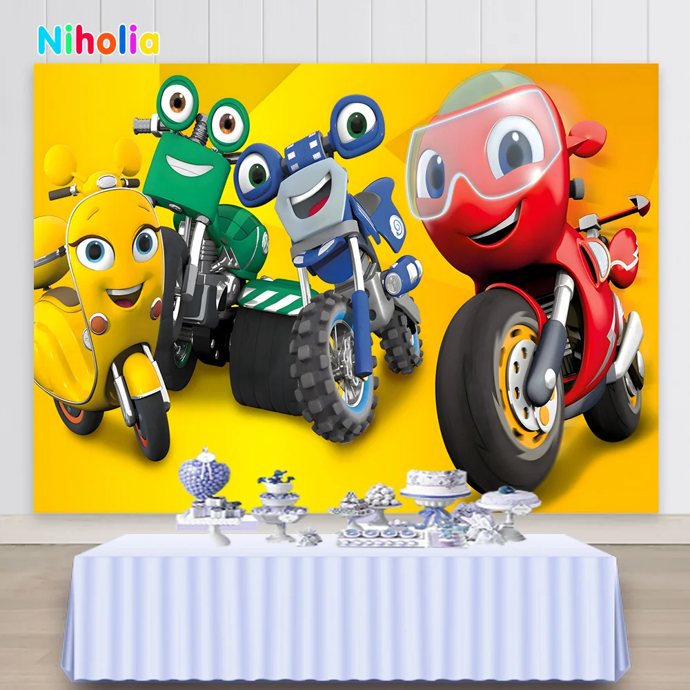 NIHOLIA-Leo o caminhão aniversário fotografia pano de fundo para meninos,  feliz aniversário partido fundo, vinil Photo Studio Props - AliExpress