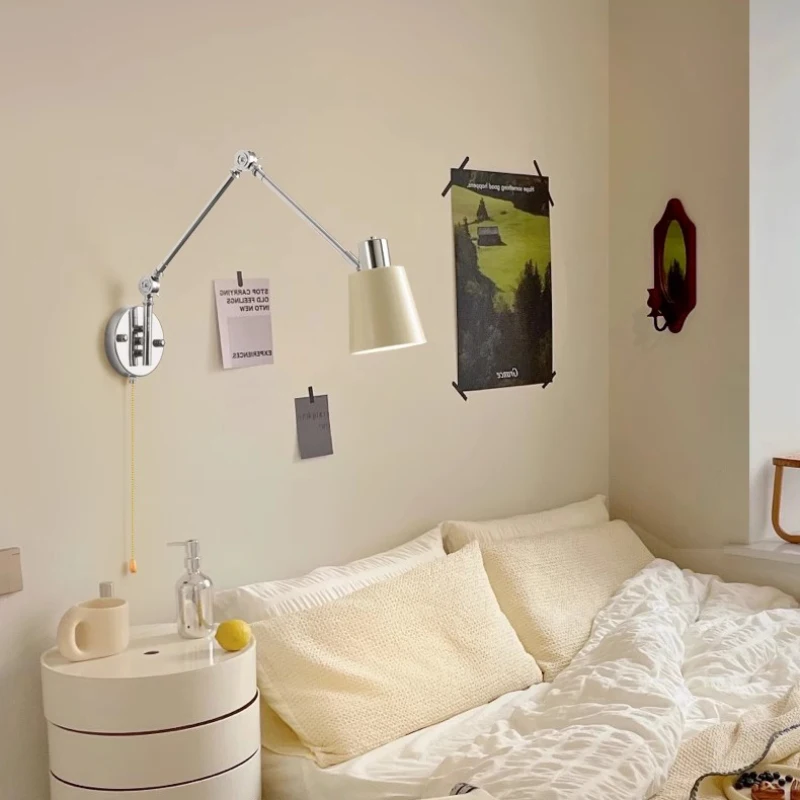 Lampe Murale LED Télescopique Industrielle - Bras Réglable, Lumière Orientable, Pour Chevet, Cuisine, Salon, Salle De Bain