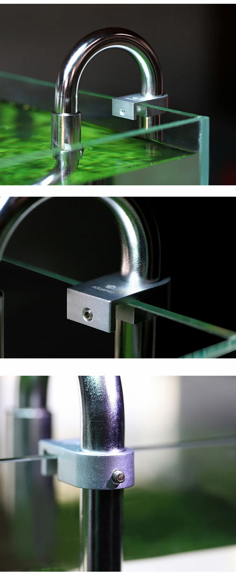 MINI Aluminium Befestigungs Halterung Halter Aquarium Aquatische Fisch Pflanze Tank Fütterung Klemmen Wasser Schlauch Filter Liefert Zubehör – Detail 10