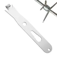 Fence Wire Twister Stainless Steel Cable Fixing Tensioner Multi-Functional Wire Twisting Fencing Tool With Hexagonal Holes For